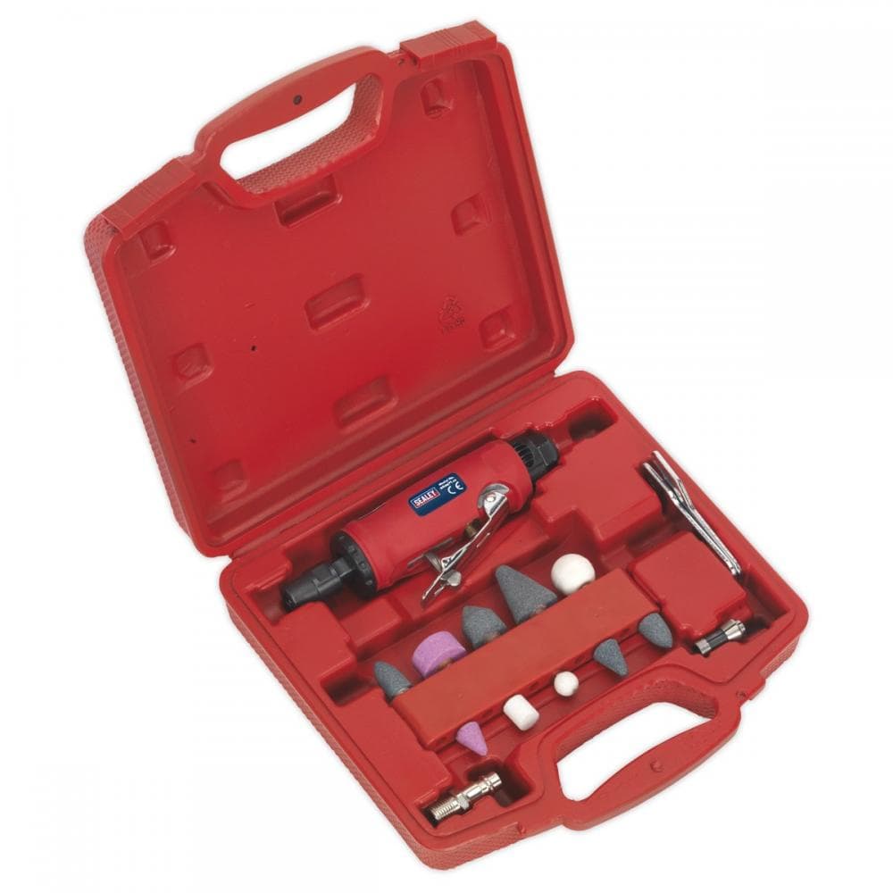 Sealey GSA67 Air Die Grinder Kit 15Pc