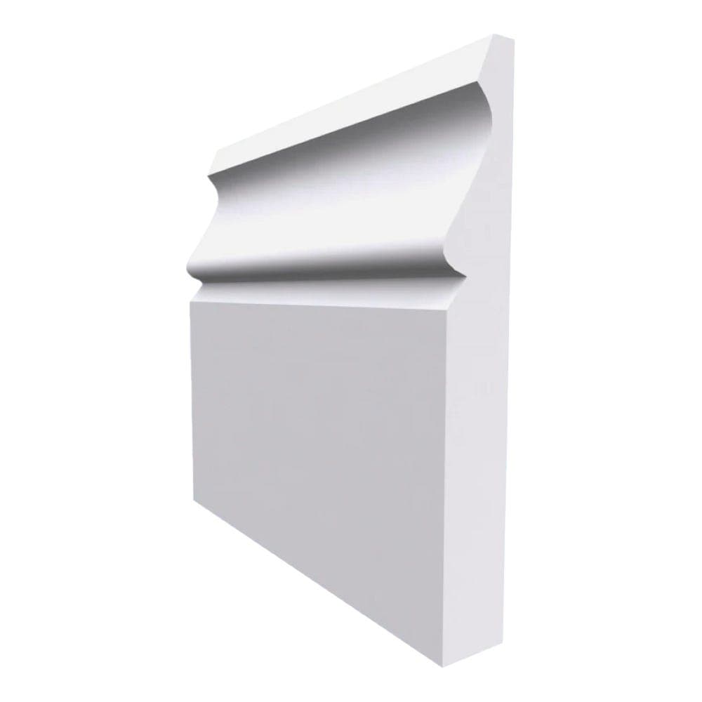 Ogee MDF Skirting Board White Primed 4200mm x 120mm x 18mm