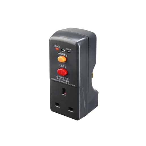 Masterplug 13A Plug RCD Safety Adaptor 3120W 240V AC