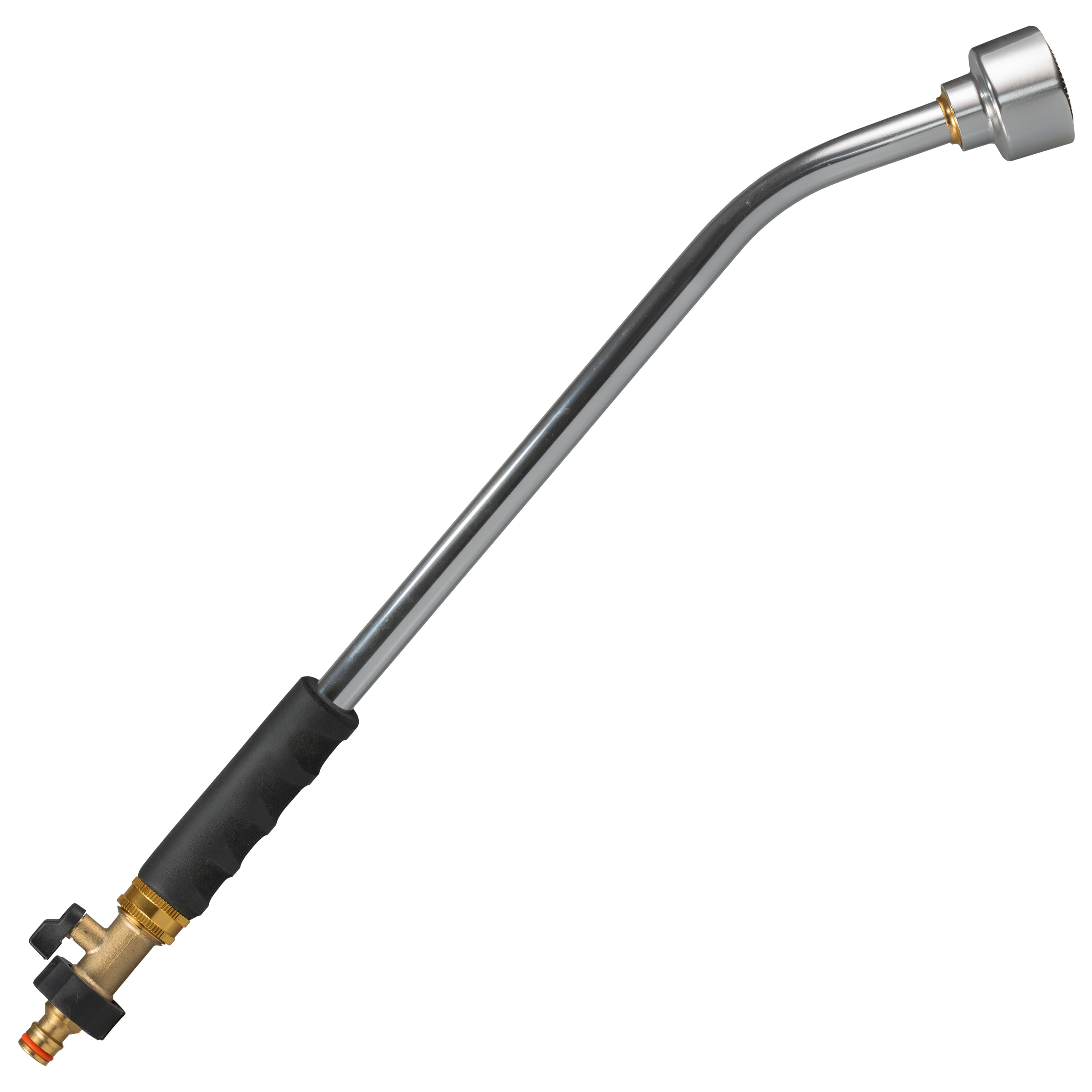 50cm Garden Watering Lance with Brass Valve and Quick Connect Male
