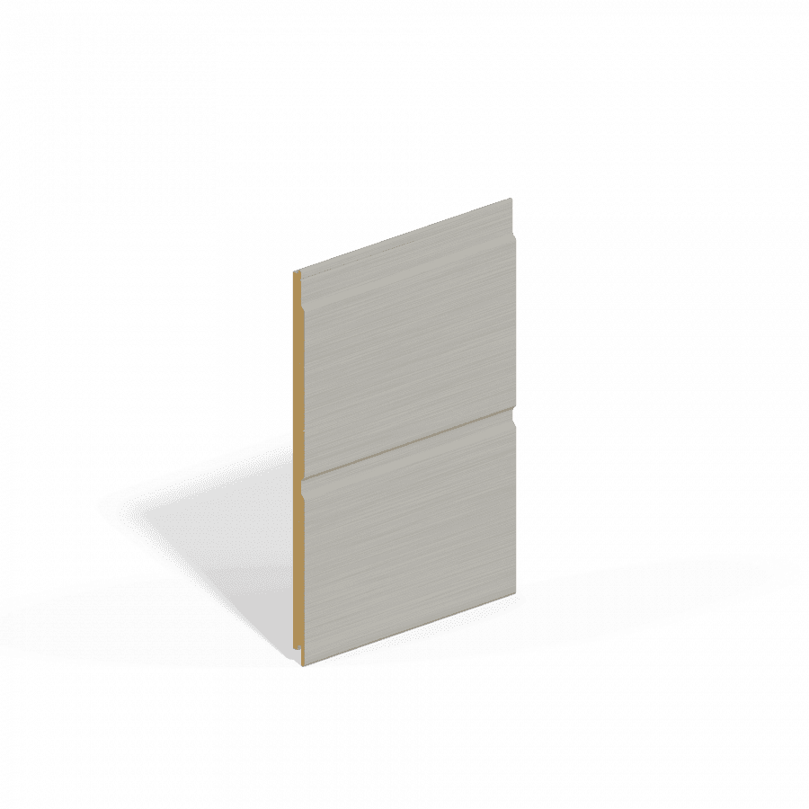 Double Shiplap MDF Cladding - 294mm x 4.88mtr Grey Primed