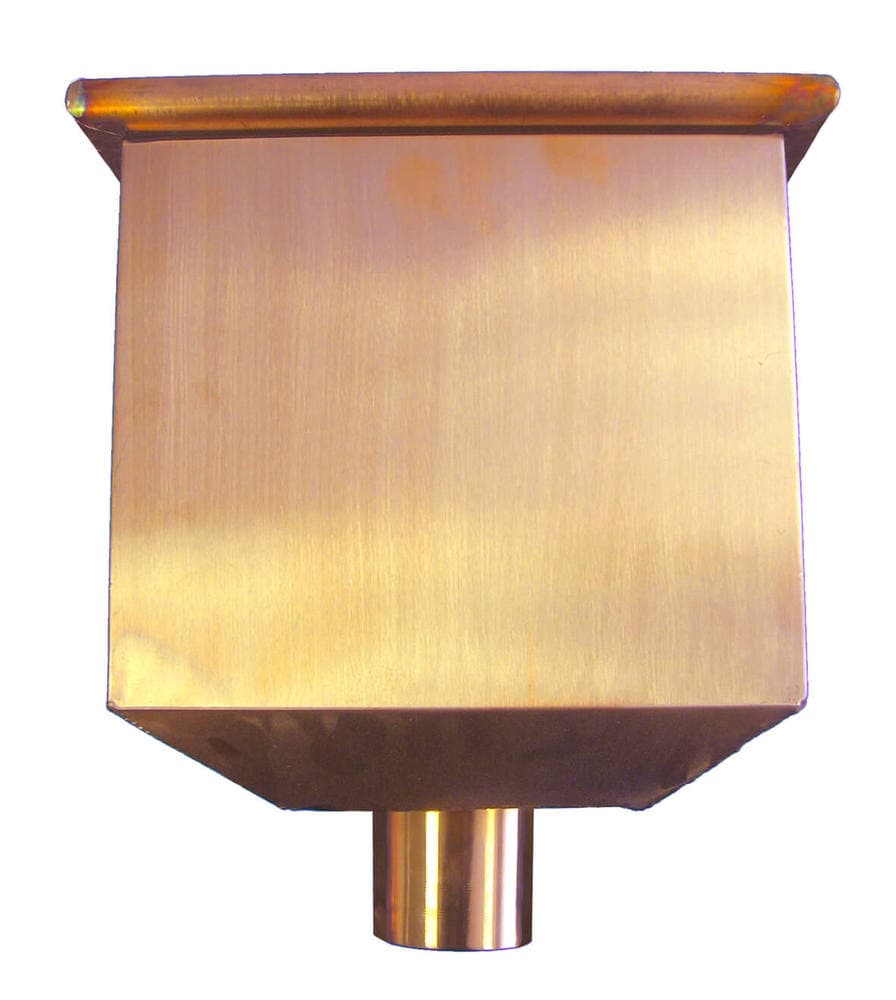 Copper Gutter Charlotte Hopper - 80mm