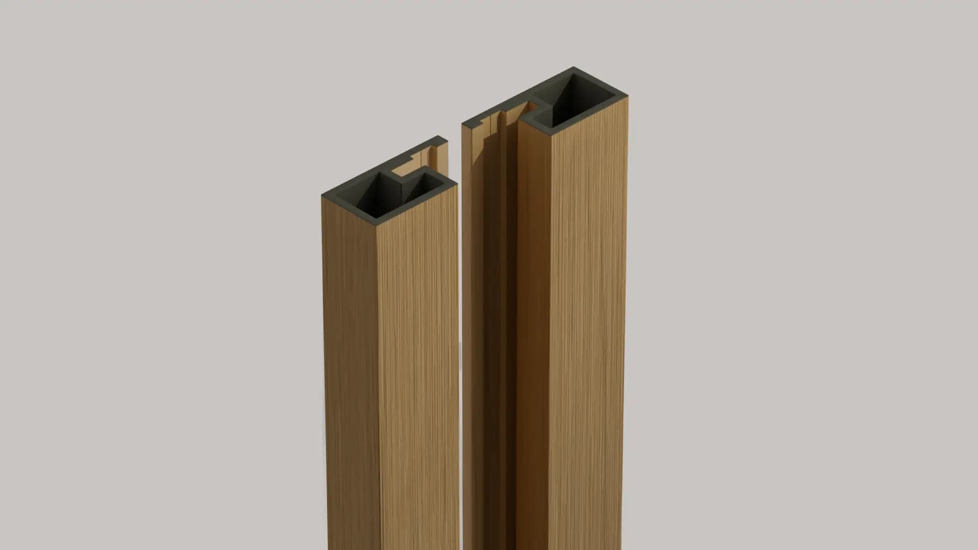 Exterior Cladding Start Trims Natural Oak