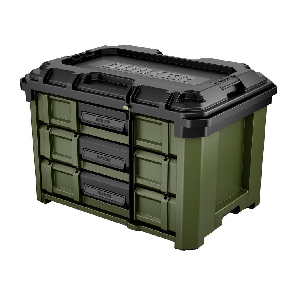 Bunker® Load-Up Stacking 3 Drawer Tool Box 570Mm 29441