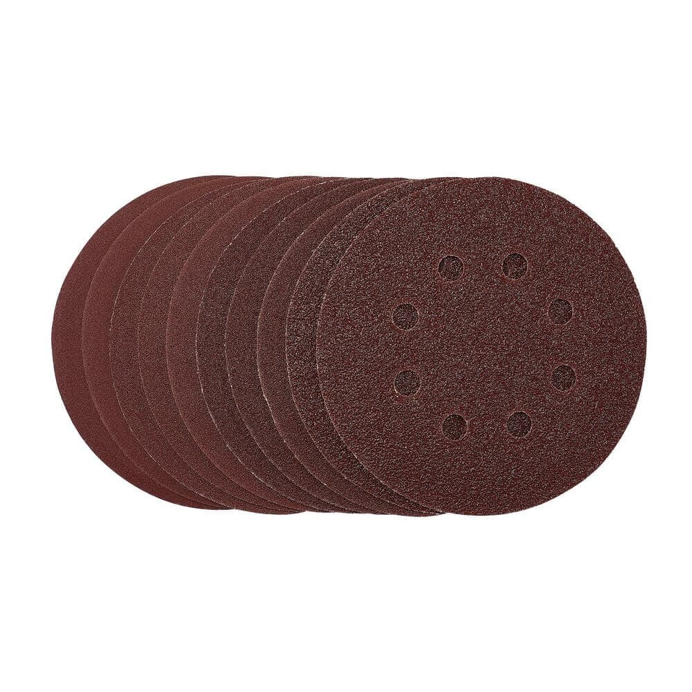 Draper 54759 Punched Sanding Discs 125Mm Hook & Loop Assorted Grit (Pack Of 10) each 10