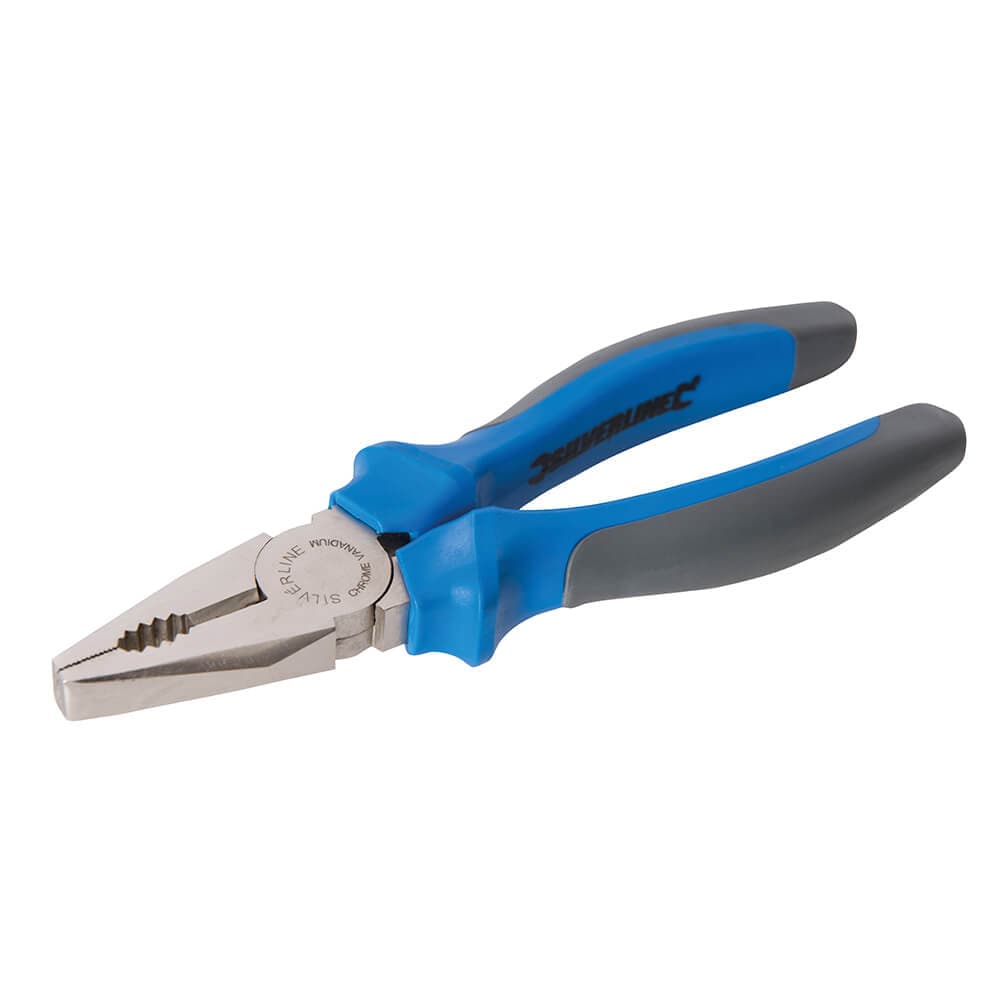 Silverline 571497 Expert Combination Pliers 180Mm Each 1