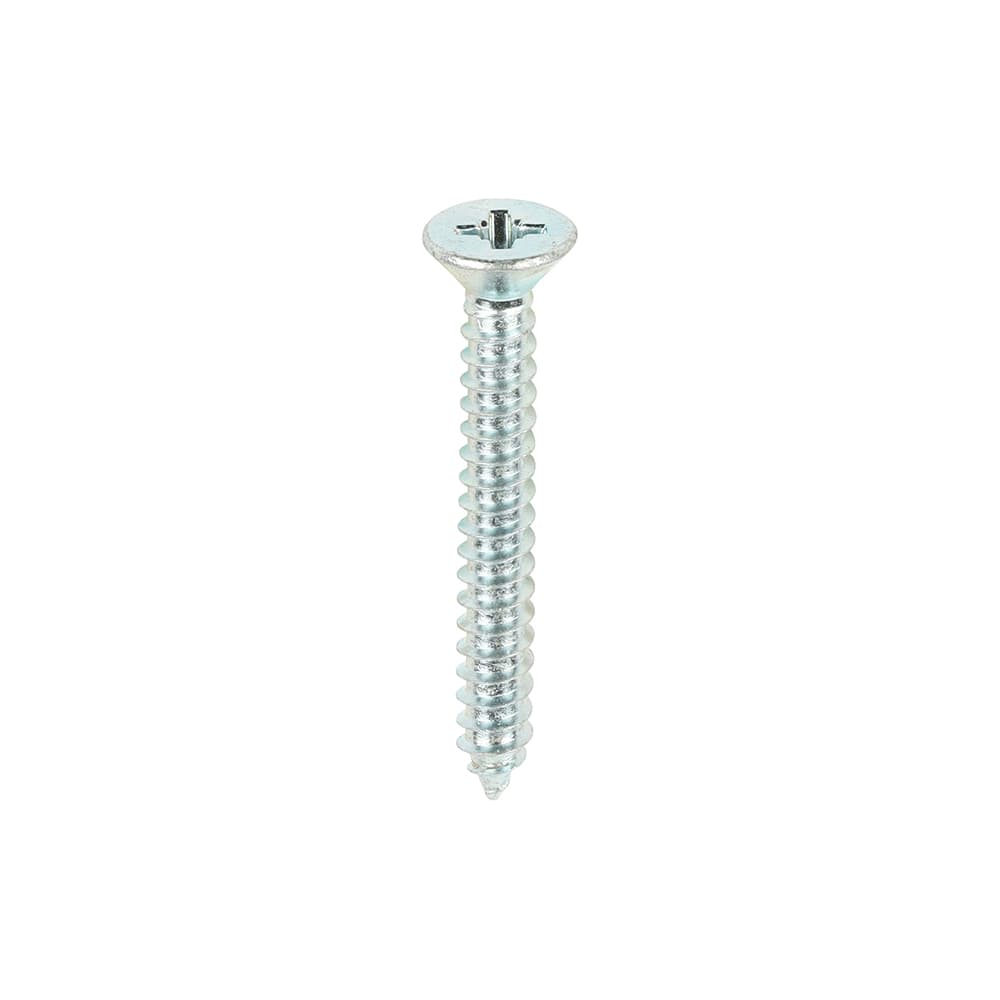 Timco Metal Tapping Screws - Pz - Countersunk - Self-Tapping - Zinc Box 200 10112CCAZS