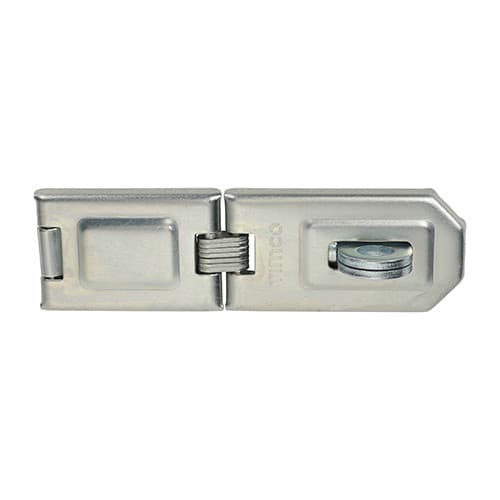 Timco PHS160 Single Hinged Hasp & Staple - Zinc 160Mm Blister Pack 1