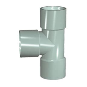 Davant Mupvc 50Mm Equal Tee Grey MU52