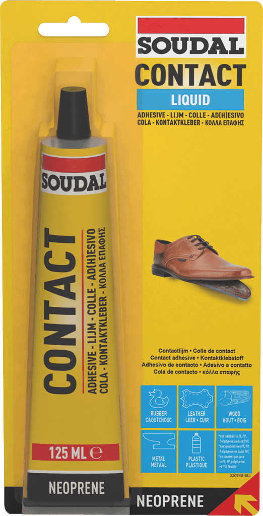 Soudal Contact Adhesive Liquid Yellow 125Ml 111568