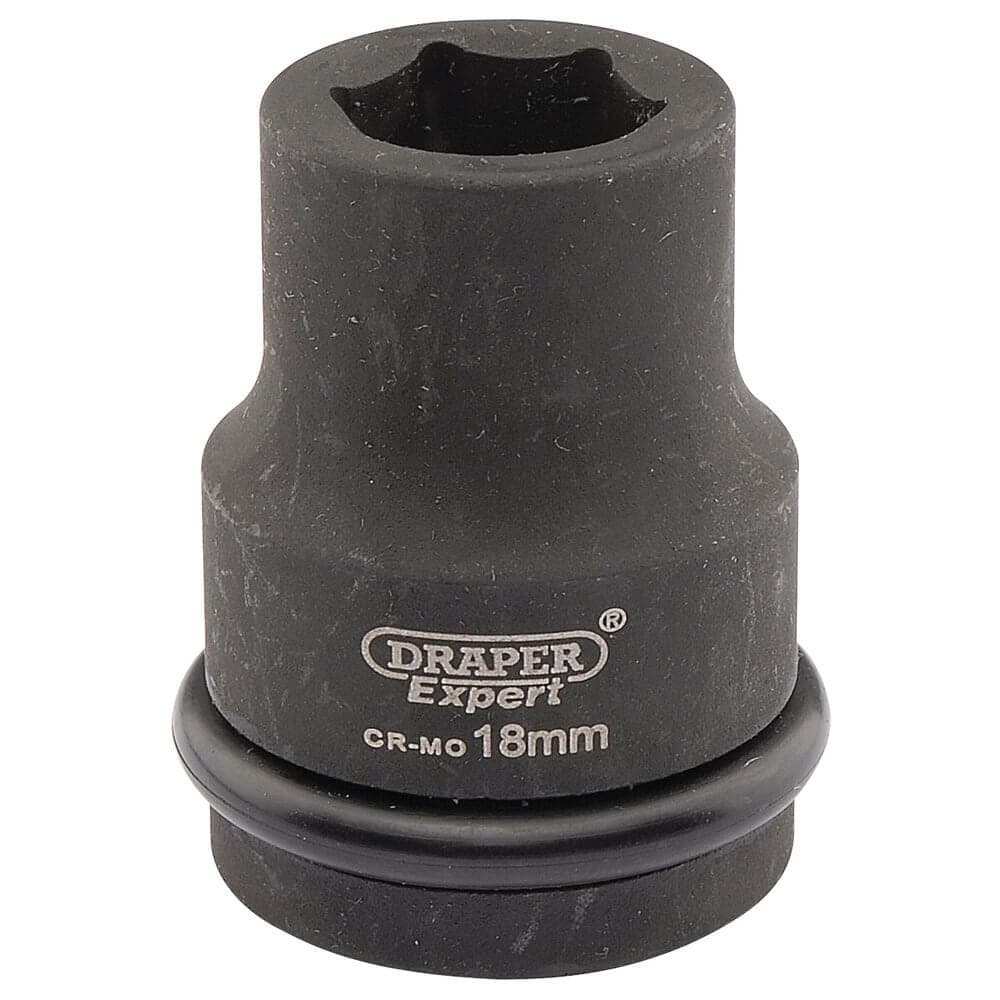 Draper Expert 04999 Expert Hi-Torq® 6 Point Impact Socket 3/4in Sq. Dr. 18Mm each
