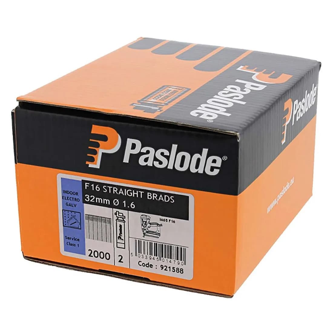 Paslode F16X32 Galvanised Brad Fuel Pk For Im65 Pk2000