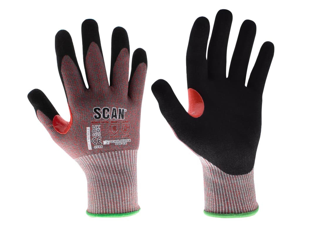 Scan Nitrile Palm Cut F Gloves - XL (Size 10) NJC3258DQ