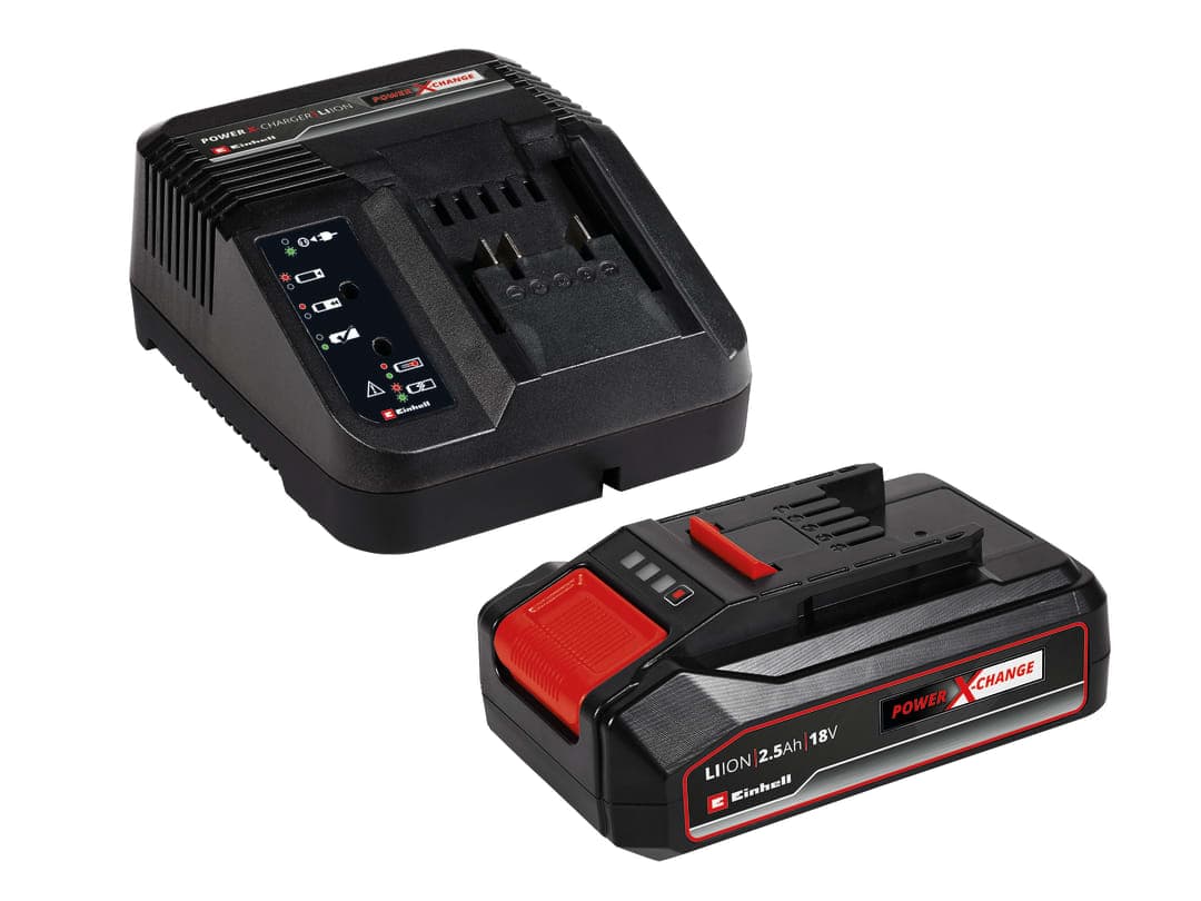 Einhell Power X-Change Battery & Charger Starter Kit 18V 1 x 2.5Ah Li-ion 4512097