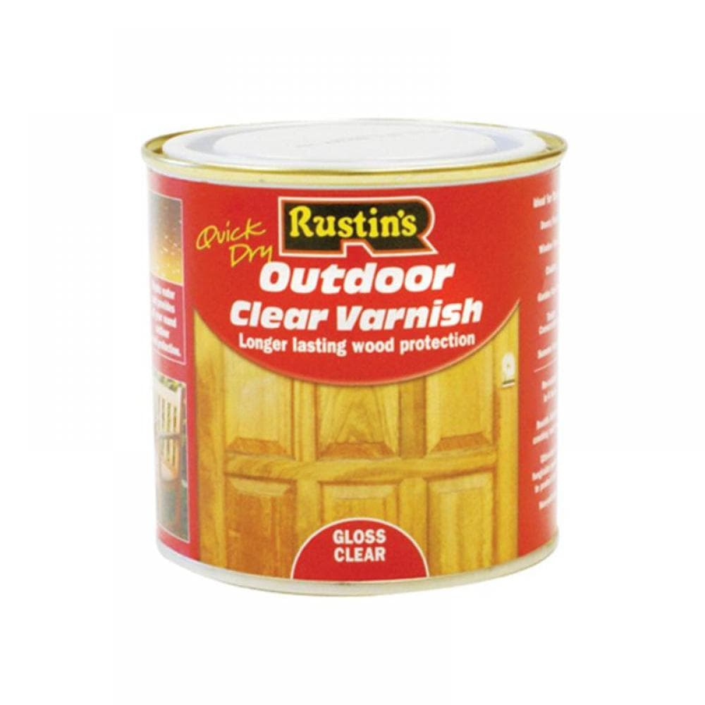 Rustins EAVG1000 Exterior Varnish Clear Gloss 1 Litre