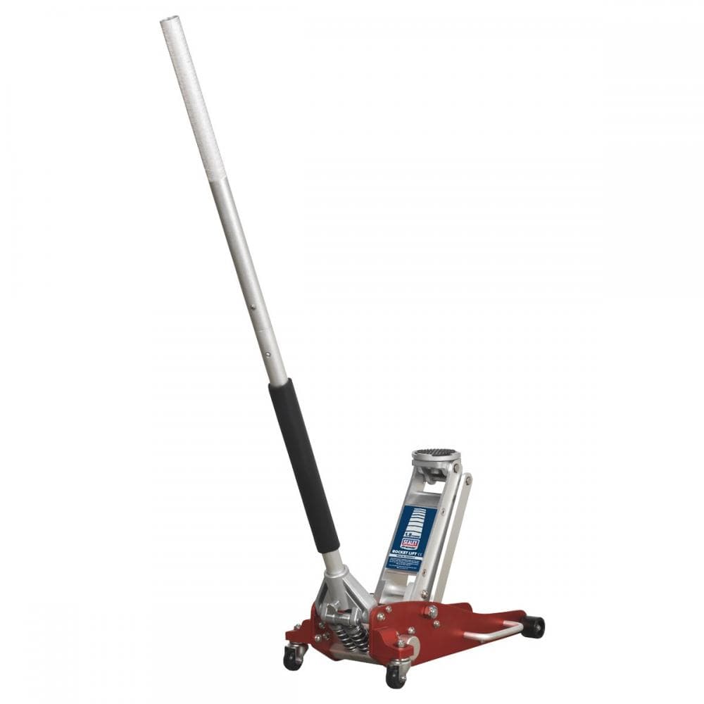 Sealey RJA1800 Trolley Jack 1.8 Tonne Low Profile Aluminium Rocket Lift