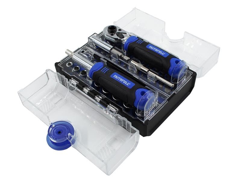 Faithfull FAISBSET78 Screwdriver And Socket Set 78 Piece