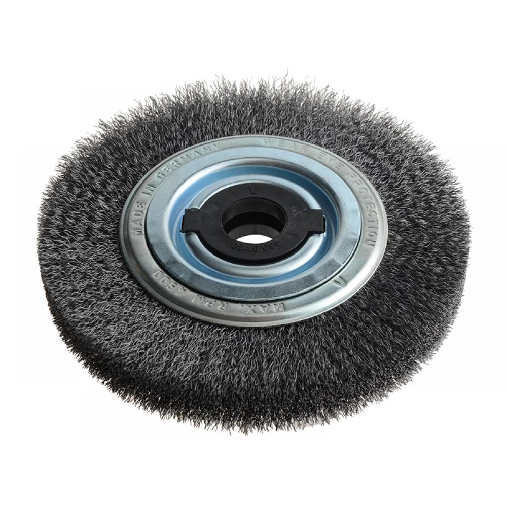Lessmann 366.162 Wheel Brush D200Mm X W35-40 X 80 Bore Set 4 +1 Steel Wire 0.30