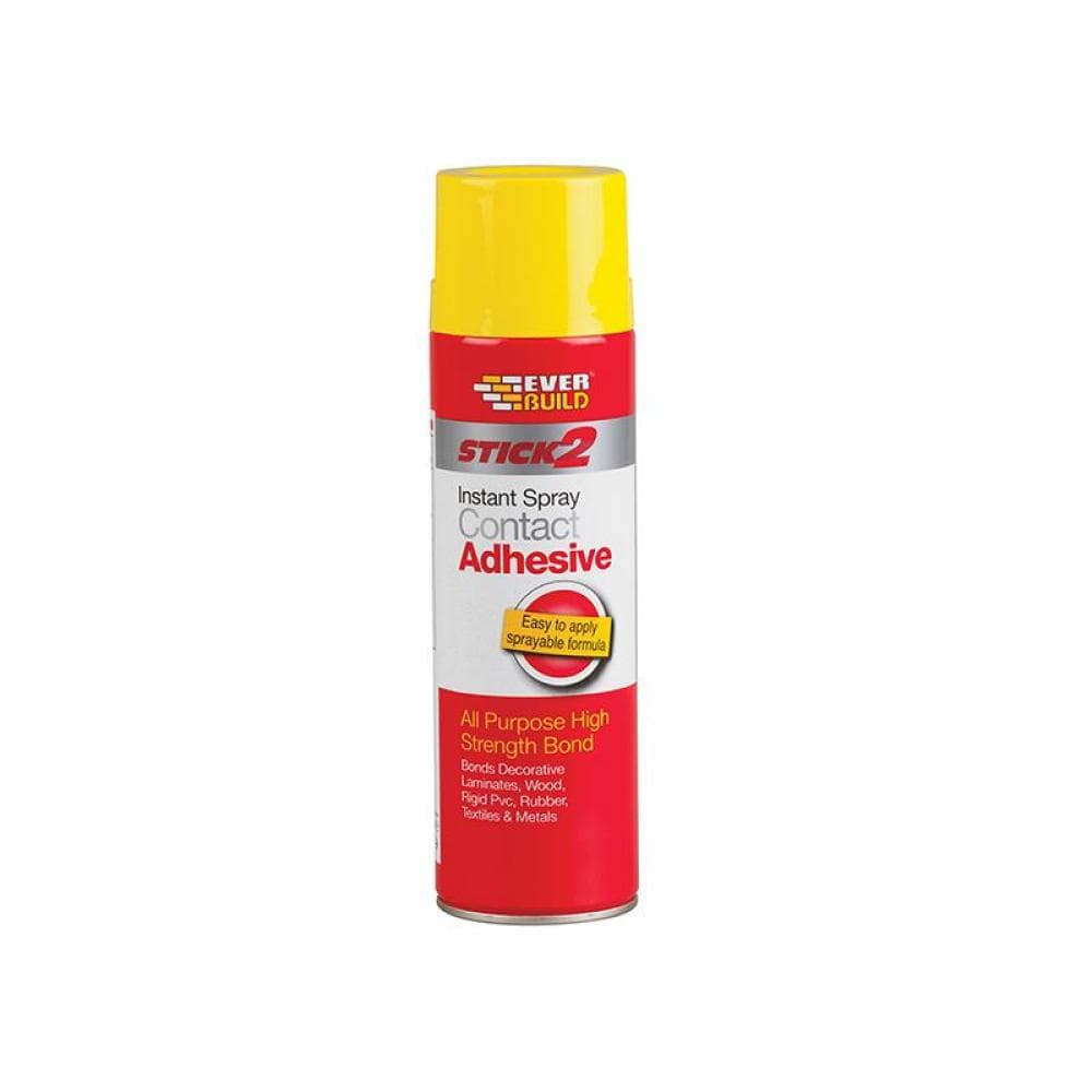 Everbuild Sika 484593 Stick 2 Spray Contact Adhesive 500Ml