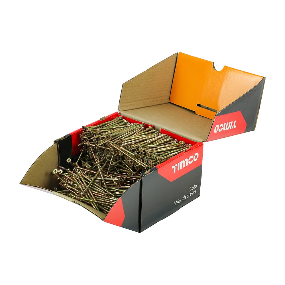 Timco 50100SOLOIND Solo Woodscrew Industry Pack 5.0 X 100 Box 1000