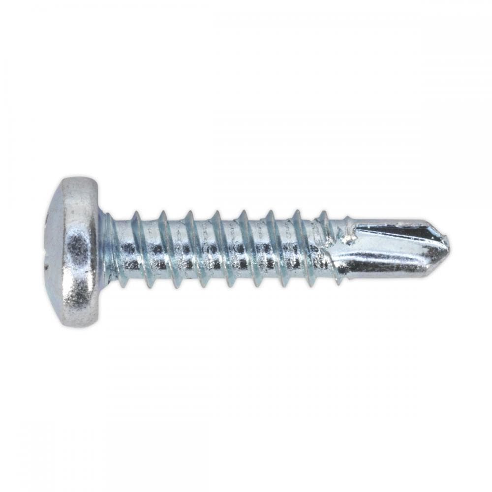 Sealey SDPH4219 Self-Drilling Screw 4.2 X 19Mm Pan Head Phillips Zinc Pack Of 100