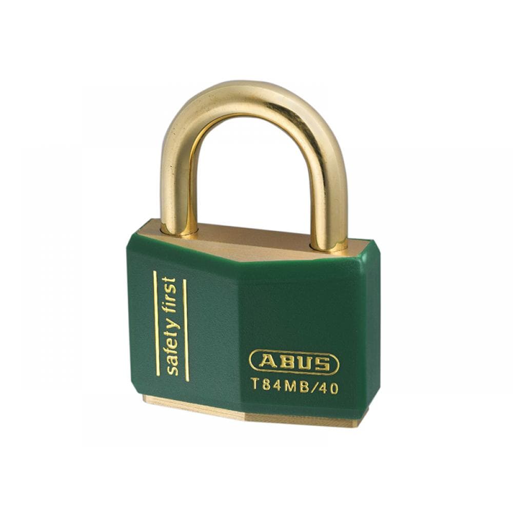 Abus Mechanical 42403 T84Mb/40Mm Green Rustproof Padlock Keyed Alike 8403