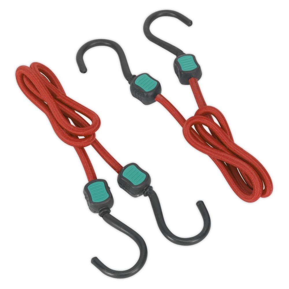 Sealey BCS22 Bungee Cord Set 2Pc 760Mm