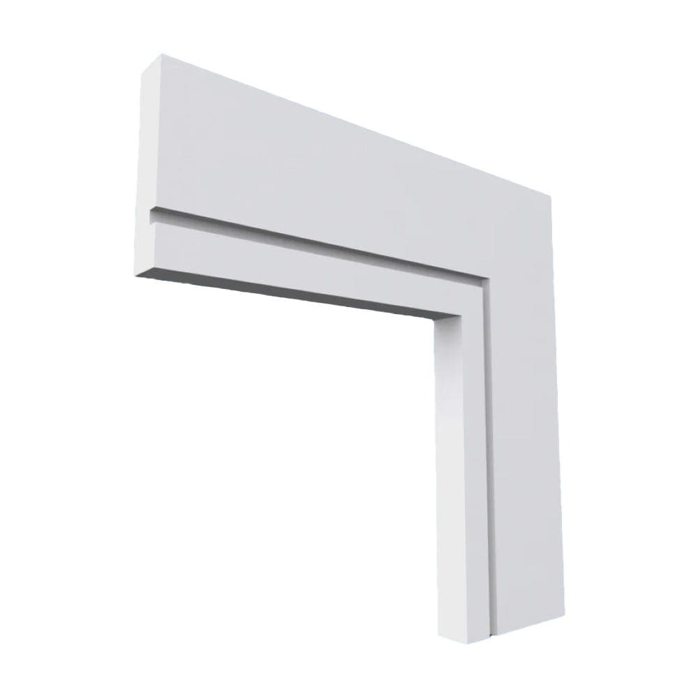 Square Edge Grooved MDF Architrave Unprimed 4200mm x 95mm x 18mm