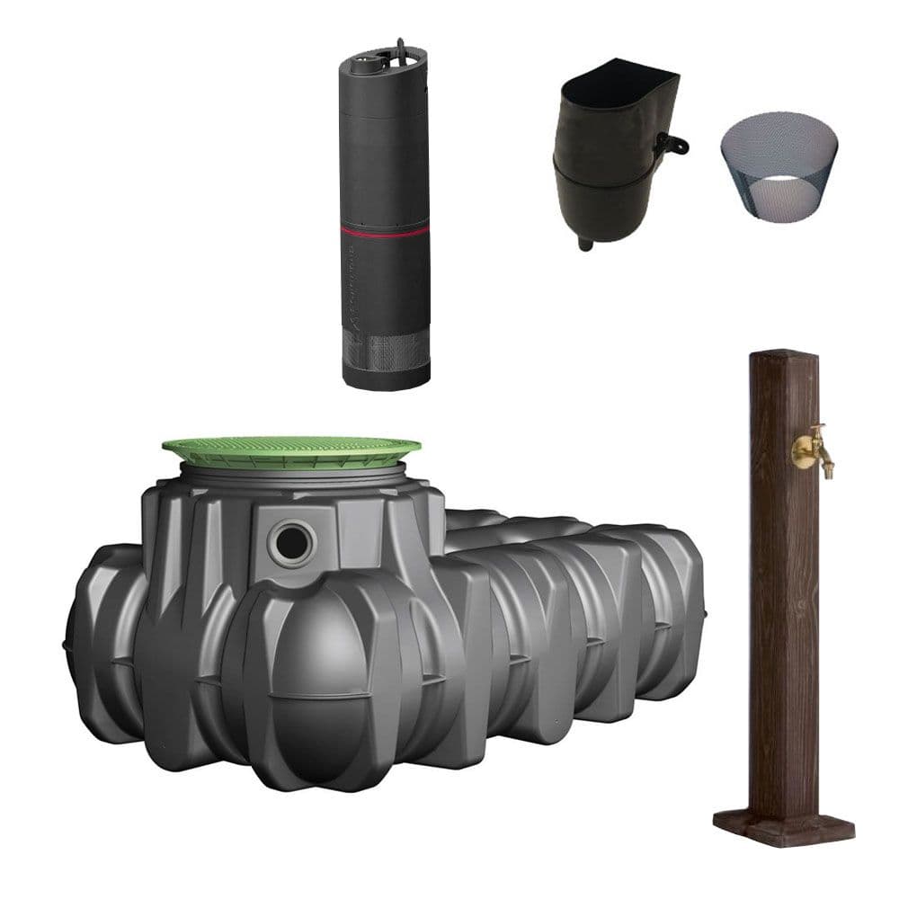 3000L Underground Rainwater Harvesting System for Medium (150 m2) to Large Gardens (250 m2)