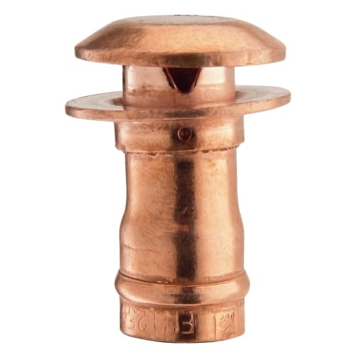 Flowflex Copper Solder Ring Pipe Cowl 15mm B270.26