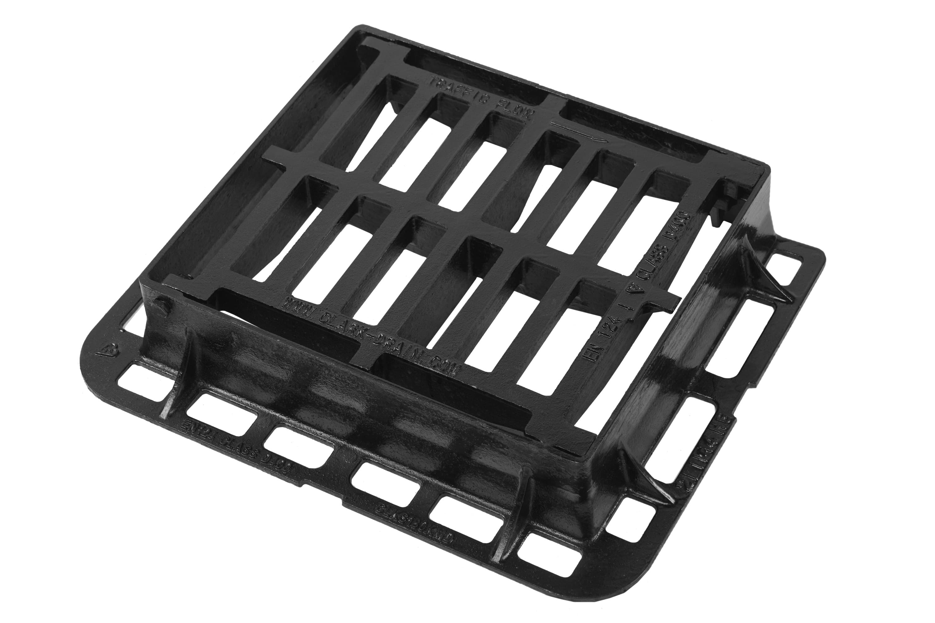 Clark Drain Gully Grate and Frame Ductile Hinged 370mm x 430mm