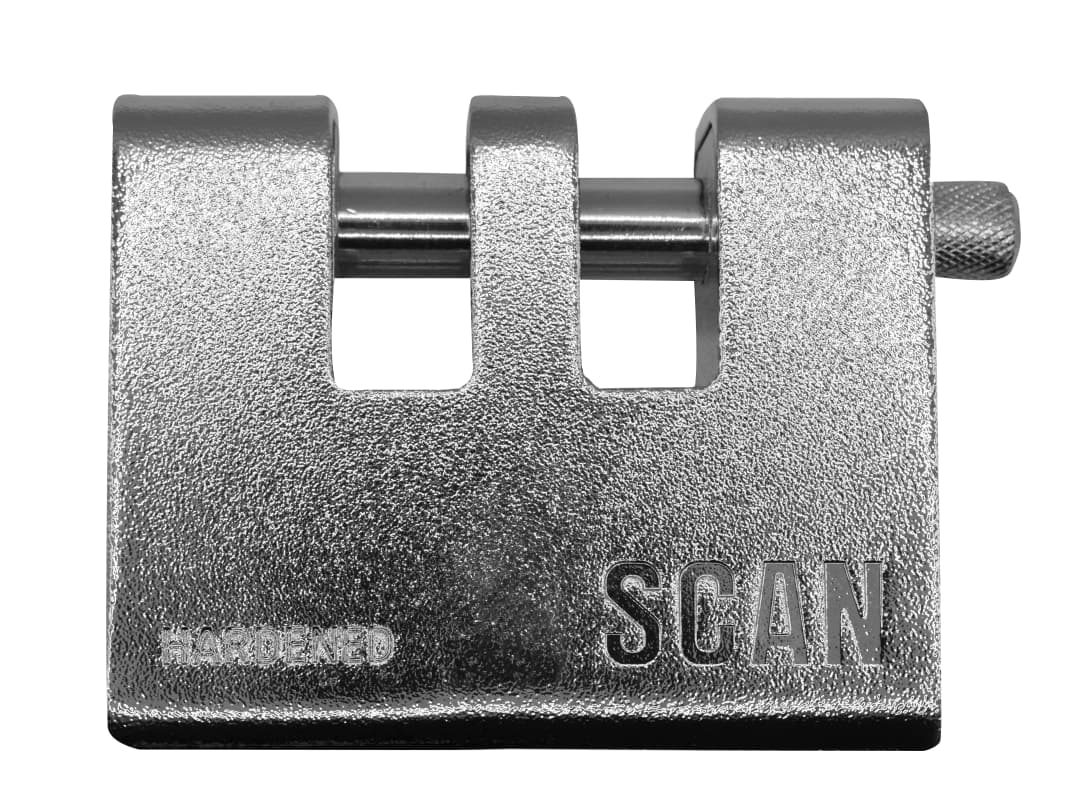 Scan Armoured Twin Slot Shutter Padlock 92mm ZA112-90
