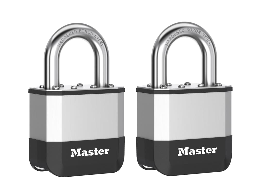 Master Lock Elite™ Laminated 52mm Padlock - 25mm Shackle (Pack of 2) PK5EURT