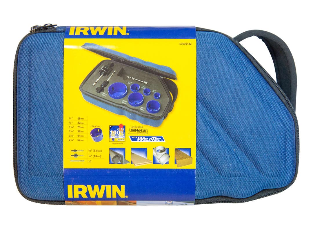 Irwin IRWIN® 600P Bi-Metal High Speed Holesaw Set, 9 Piece 10506442