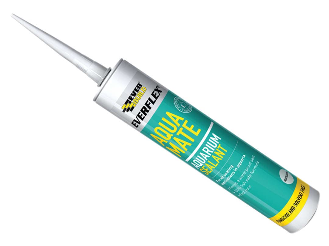 Everbuild Sika Aqua Mate Silicone Transparent 295ml 489687