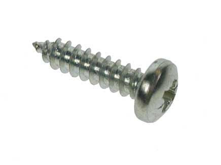 No8 x 3/4"- Self Tapping Screw Pozidrive Pan AB - BZP - Bag of 50