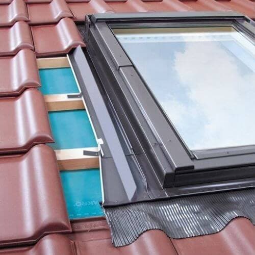 Pitched Roof Window Flashing For Interlocking Tiles Up To 45mm Profile - 1140mm x 1180mm