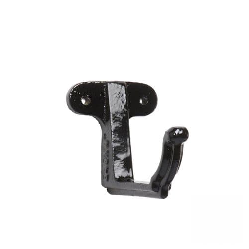 Cast Iron Moulded Ogee Gutter Fascia Bracket - 100mm Black