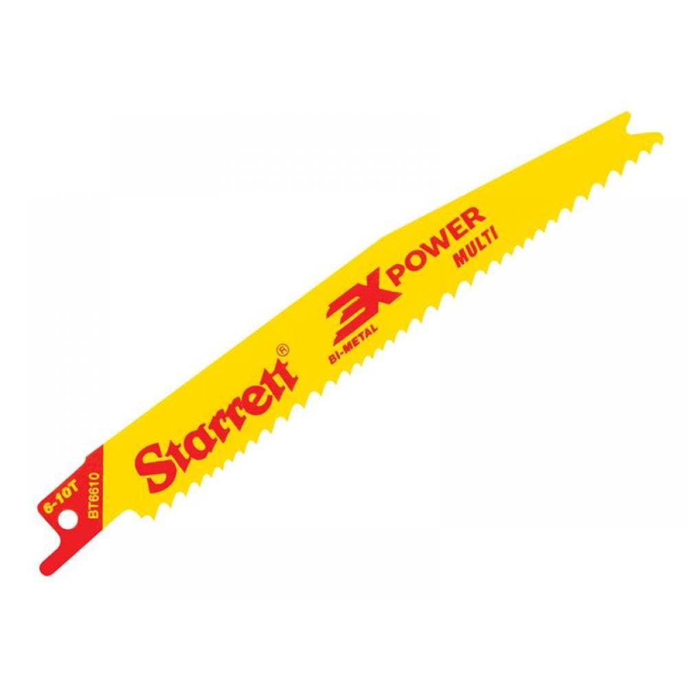 Starrett BT12610-5 Bt12610-5 Bi-Metal Reciprocating Blade Tapered 300Mm 6-10 Tpi (Pack 5)