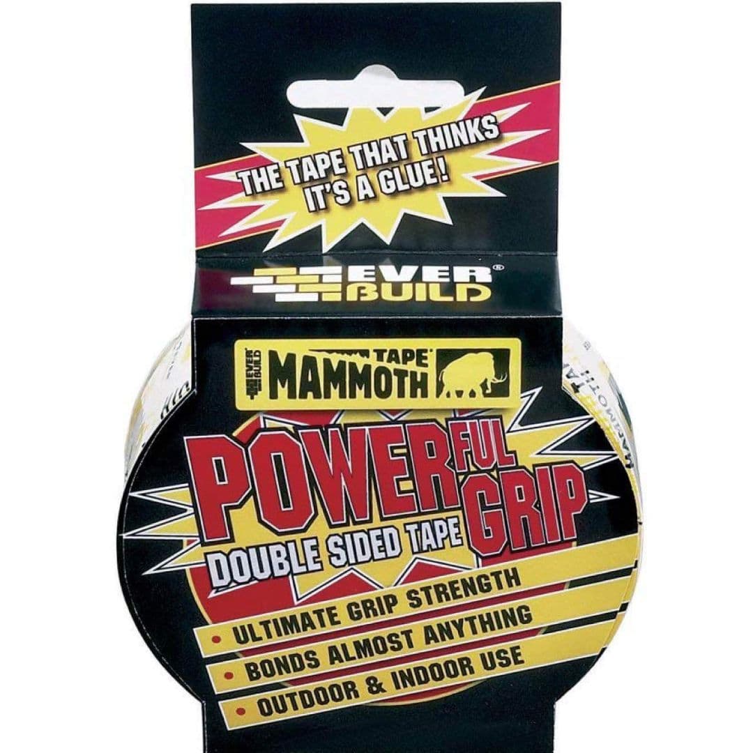 Everbuild Mammoth Powerful Grip Tape 50Mm 2.5Mtr