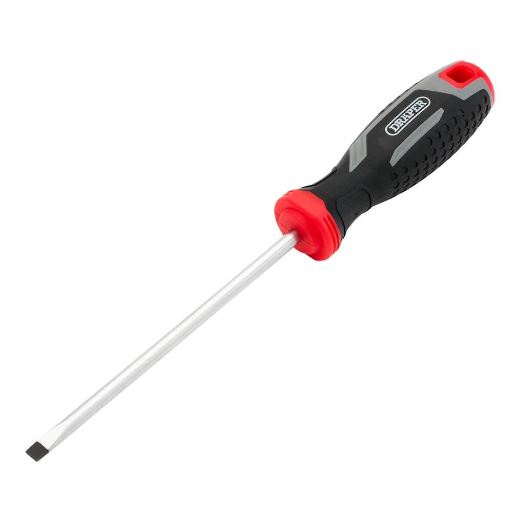 Draper Slotted Parallel Soft Grip Screwdriver Sl5.5 X 125Mm Pk 1 13389
