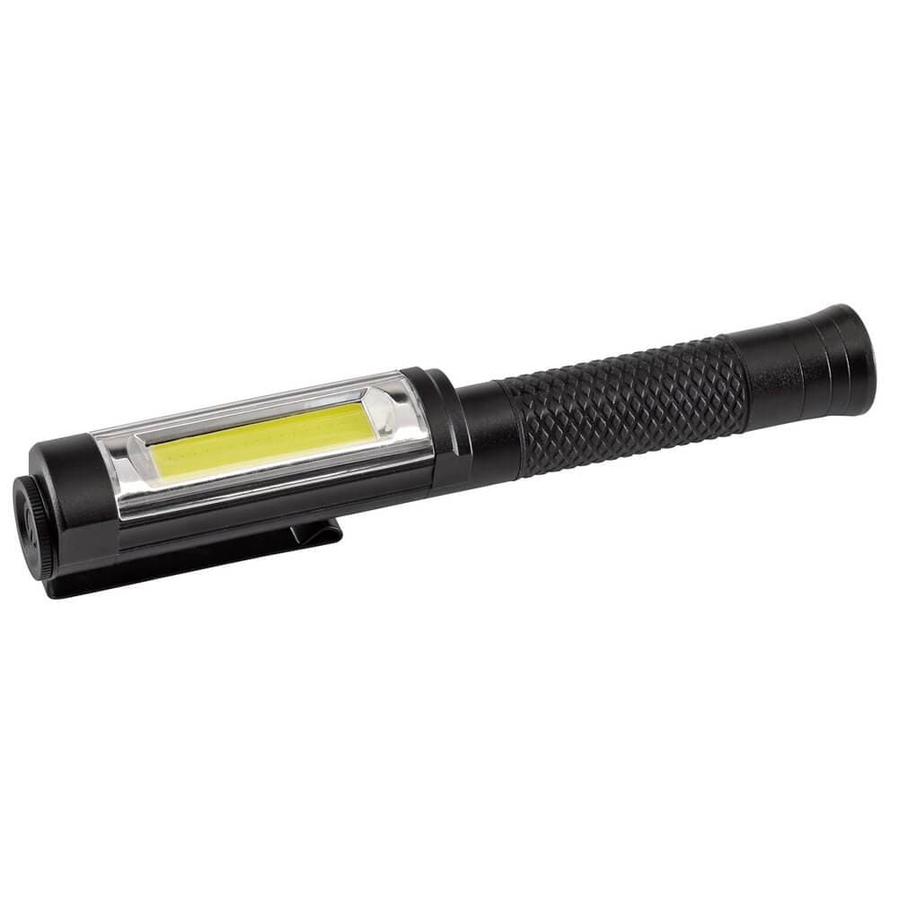 Draper 90101 Cob Led Rechargeable Aluminium Pen Torch 5W each
