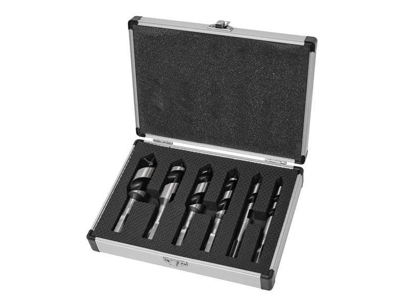Faithfull Stubby Combination Wood Auger Bit Set 6 Piece 10-25Mm