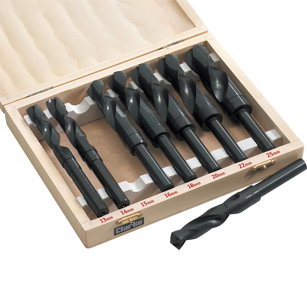 Clarke 1801519 Cht519 8 Piece Blacksmiths Metric Drill Bit Set