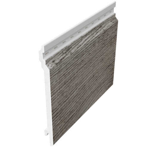 Naturale Wood Effect Cladding With V-Groove - 150mm x 5mtr Greyed Oak - Pack of 4