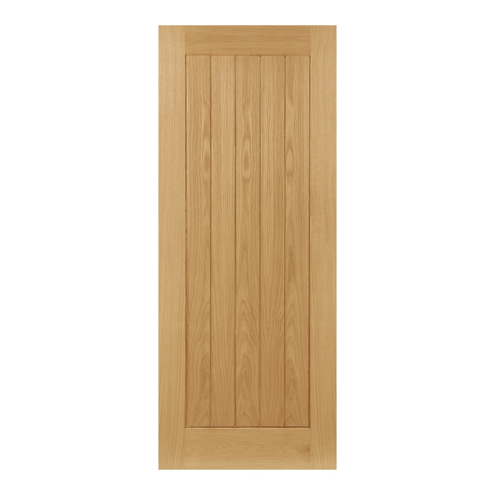 Deanta Ely Unfinished Oak Door 1981 x 457 x 35mm