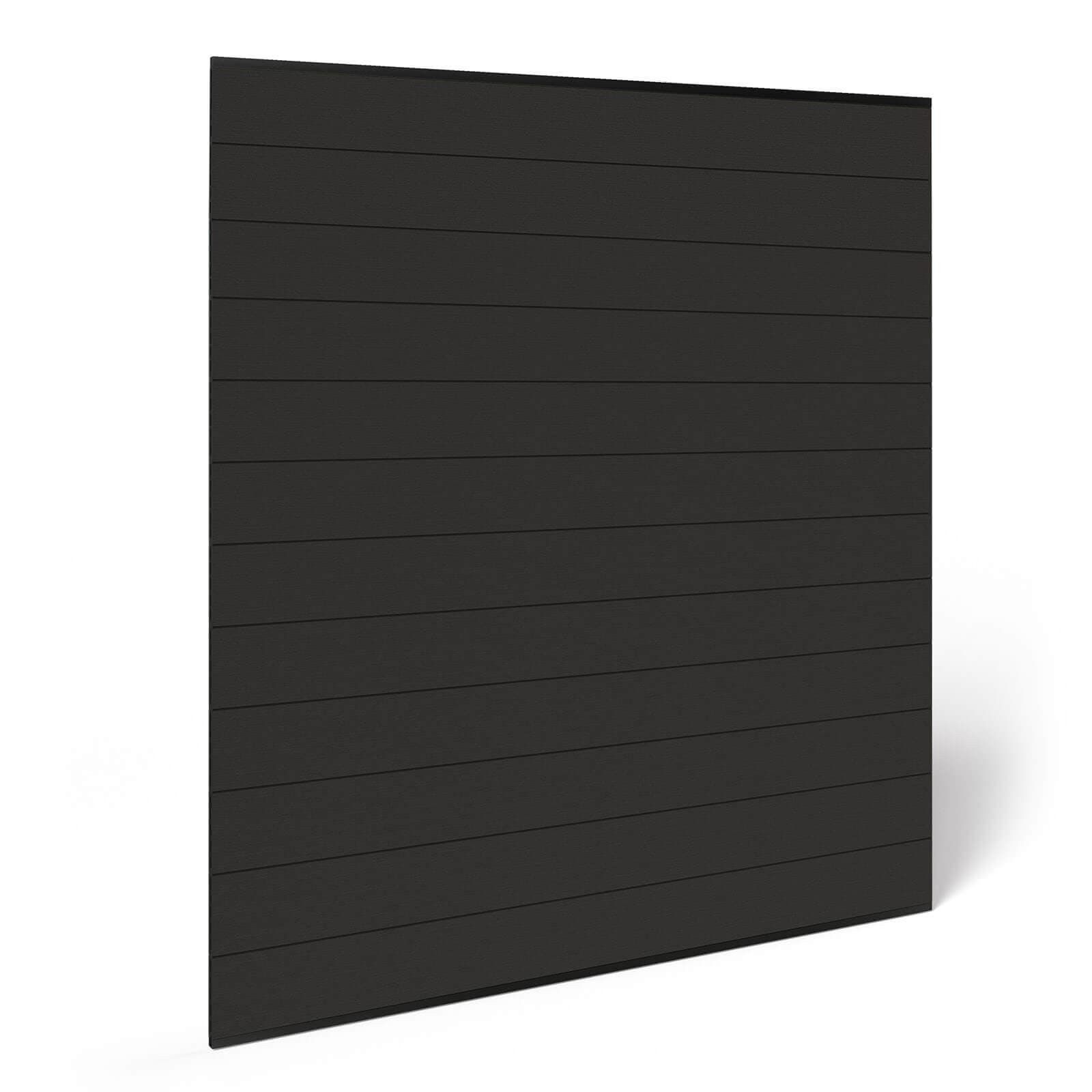 Composite Fence Panels - Graphite Without Posts 1.8m