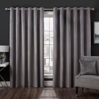 Vermont Velvet Blackout Curtains - Charcoal / 168cm / 137cm