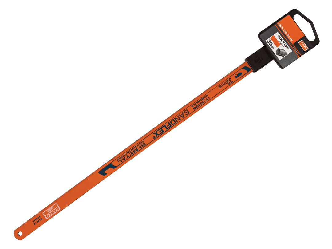 Bahco 3906 Sandflex® Hacksaw Blades 300mm (12in) x 32 TPI (Pack 5) 3906-300-32-5P