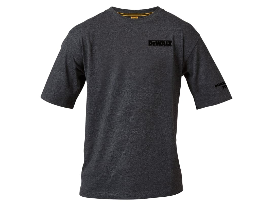 DEWALT Power Tools Typhoon Charcoal Grey T-Shirt - M (42in) TYPHOON T SHIRT M